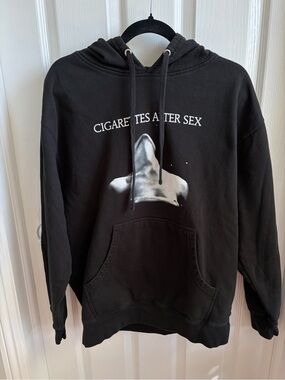 Black Cigarettes After Sex Concert Merch Hoodie - Size L